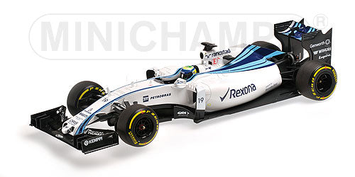 WILLIAMSウィリアムズ | F1  FW37 TEAM MARTINI RACING N 19 ABU DHABI GP 2015 F.MASSA | WHITE  /Minichampsミニチャンプス 1/18 ミニカー