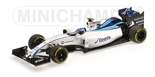 WILLIAMSウィリアムズ | F1  FW37 TEAM MARTINI RACING N 77 ABU DHABI 2015 V.BOTTAS | WHITE  /Minichampsミニチャンプス 1/18 ミニカー