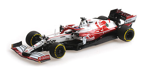 Alfa Romeo C41 2021年 F1 バーレーンGP #7 K.ライコネン/ MINICHAMPS 1/18 ミニカー