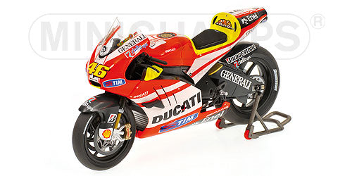 DUCATI | DESMOSEDICI GP11 DUCATI TEAM N 46 MOTOGP 2011 VALENTINO ROSSI | RED FLUO WHITE YELLOW BLACK /Minichampsミニチャンプス 1/12 ミニカー