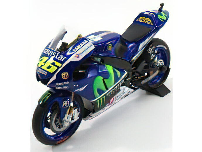 YAMAHA - YZR-M1 TEAM YAMAHA FACTORY RACING N 46 SEASON MOTOGP 2015 VALENTINO ROSSI - BLUE MET WHITE /Minichamps 1/12 ミニカー