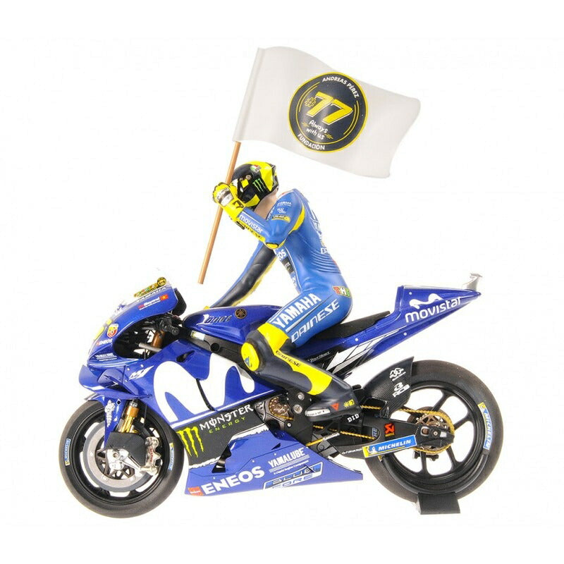 ギャラリービューアに画像をロードする, Yamaha YZR-M1 MotoGP Catalunyia 2018 Valentino Rossi /ミニチャンプス 1/12 ミニカー
