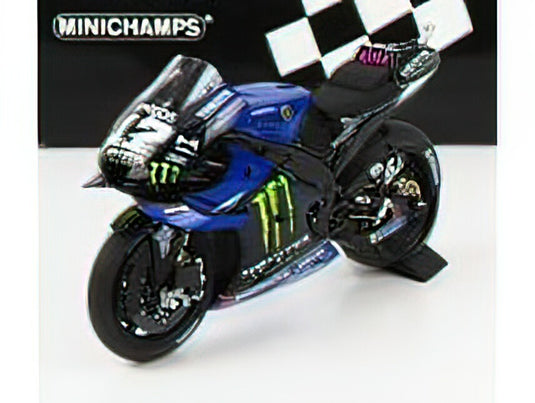 YAMAHAヤマハ - YZR-M1 TEAM YAMAHAヤマハ MONSTER ENERGY N 12 MOTOGP SEASON 2021 MAVERICK VINALES - BLUE /Minichampsミニチャンプス 1/12 ミニカー