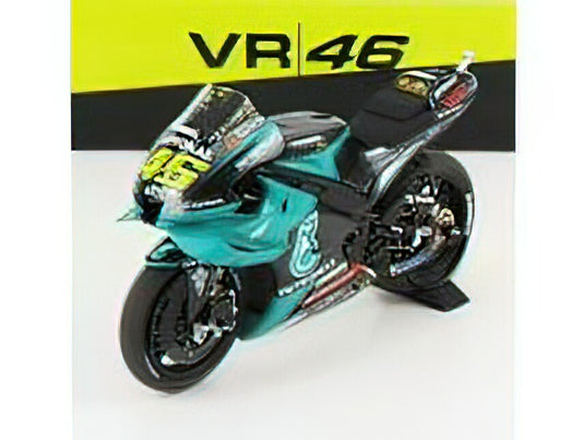 YAMAHAヤマハ - YZR-M1 TEAM PETRONAS YAMAHAヤマハ SRT N 46 MOTOGP VALENCIA 2021 VALENTINO ROSSI - LAST RACE OF VR46 - BLACK GREEN /Minichampsミニチャンプス 1/12 ミニカー