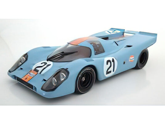 PORSCHEポルシェ 917K TEAM JOHN WYER AUTOMOTIVE ENGINEERING N 21 24h LE MANS 1970 P.RODRIGUEZ - L.KINNUNEN - LIGHT BLUE /Minichampsミニチャンプス 1/12 ミニカー