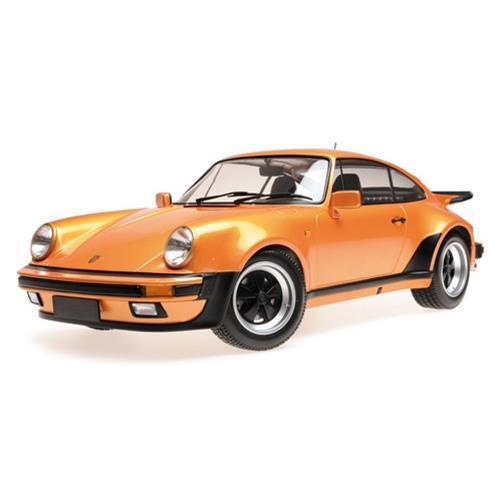 PORSCHEポルシェ 911 Turbo 1977 オレンジメタリック /Minichampsミニチャンプス 1/12 ミニカー