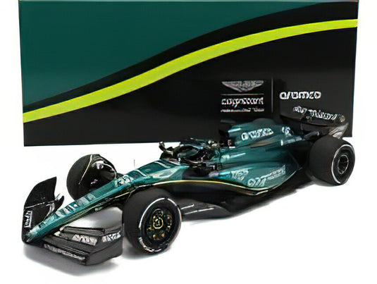 ASTON MARTIN - F1 AMR23 TEAM ARAMCO COGNIZANT N 18 6th BAHRAIN GP 2023 LANCE STROLL - GREEN /ミニチャンプス 1/18 ミニカー