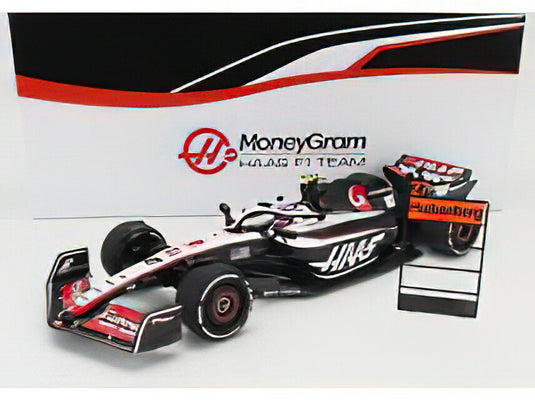HAAS  F1 FW23 TEAM MONEYGRAM HAAS N 27 BAHRAIN GP WITH PIT BOARD 2023 NICO HULKENBERG/Minichamps 1/18ミニカー