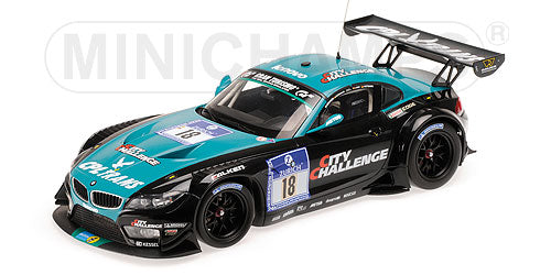 BMW | Z4 GT3 TEAM VITAPHONE N 18 24h NURBURGRING 2012 KLINGMANN - WITTMANN - LAMY - GORANSSON | BLACK GREEN /Minichampsミニチャンプス 1/18 ミニカー