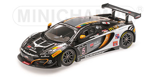 McLARENマクラーレン | MP4-12C GT3 TEAM BOUTSEN GINION RACING N 5 24h SPA 2013 GUILVERT - DERMONT - VERVISCH - WAUTERS | BLACK /Minichampsミニチャンプス 1/18 ミニカー