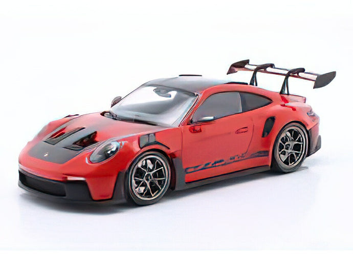 【予約】5月以降発売予定PORSCHE - 911 992 GT3 RS COUPE 2023 - SILVER RIMS - RED BLACK /ミニチャンプス 1/18 ミニカー