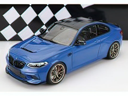 BMW - 2-SERIES M2 CS COUPE (G42) 2020 - GOLD WHEELS - BLUE MET  /Minichampsミニチャンプス 1/18 ミニカー