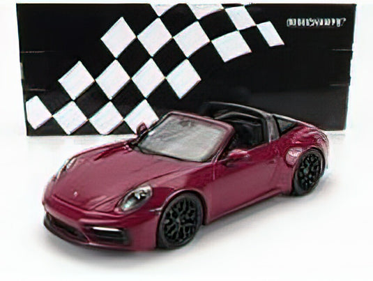 PORSCHEポルシェ 911 992 TARGA 4 GTS SPIDER 2021 - RUBY RED/Minichamps 1/18 ミニカー