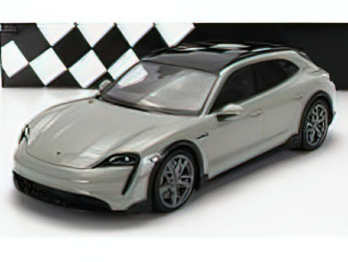 ポルシェ タイカン CUV ターボS 2021 グレー 450台限定/ MINICHAMPS 1/18 ミニカー