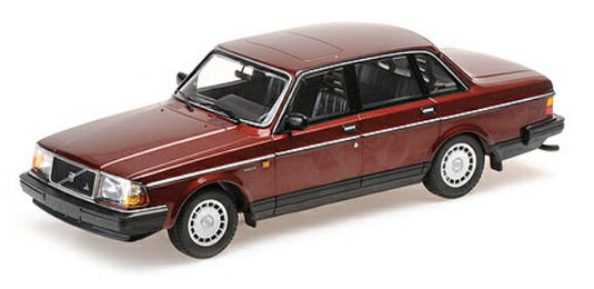 【予約】12月以降発売予定VOLVO - 240GL 1986 - DARK RED MET   /Minichampsミニチャンプス  1/18 ミニカー