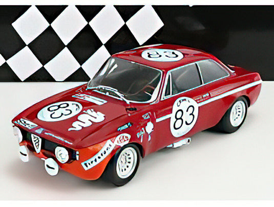 ALFA ROMEO - GIULIA GT 1300 GTA JUNIOR TEAM AUTODELTA N 83 24h SPA 1972  C.FACETTI - C.TRUCI - RED /Minichamps 1/18 ミニカー