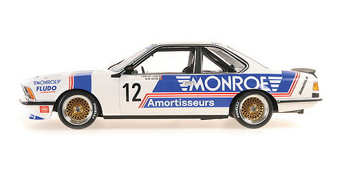 BMW - 6-SERIES 635 CSi TEAM MONROE N 12 500km MONZA 1985 C.BALLOT-LENA - M.DE DEYNE - WHITE BLUE /ミニチャンプス  1/18 ミニカー