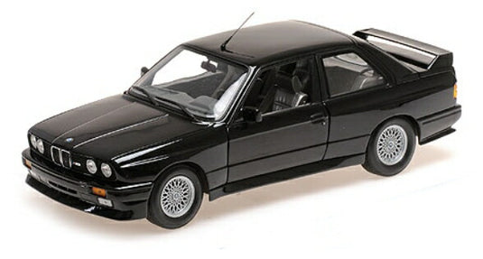 【予約】12月以降発売予定BMW - 3-SERIES M3 (E30) 1987 - BLACK MET   /Minichampsミニチャンプス  1/18 ミニカー