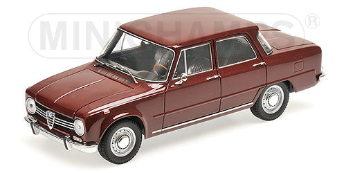 ALFA ROMEOアルファロメオ | GIULIA 1300 1966 | RED /Minichampsミニチャンプス 1/18 ミニカー