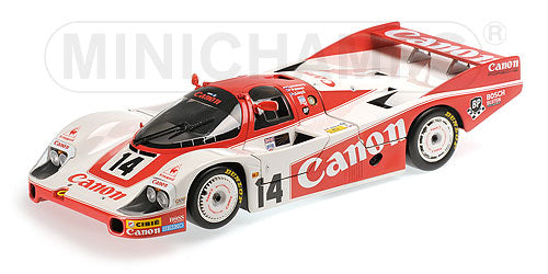 PORSCHEポルシェ | 956 TURBO TEAM CANON RACING N 14 24h LE MANS 1983 J.PALMER - J.LAMMERS - R.LLOYD | RED WHITE /Minichampsミニチャンプス 1/18 ミニカー