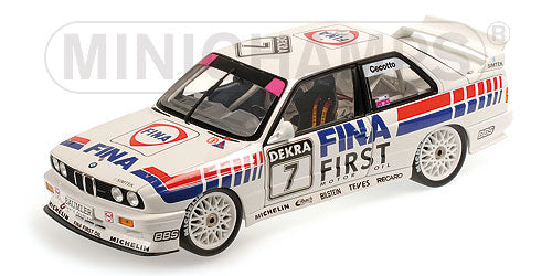 BMW | 3-SERIES M3 E30 TEAM FINA N 7 SEASON DTM 1992 J.CECOTTO | WHITE /Minichampsミニチャンプス 1/18 ミニカー