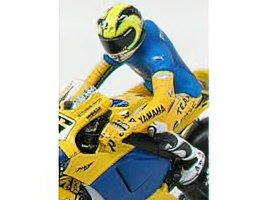 フィギュア- VALENTINO ROSSI MOTO GP FIGURE SACHSENRING 2006 WITH T-SHIRT MARCO MATERAZZI (MAGLIA N 23) - BLUE YELLOW /Minichampsミニチャンプス 1/12 ミニカー