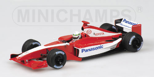 TOYOTAトヨタ | F1 TF101 TESTCAR 2001 A.McNISH | RED WHITE /Minichampsミニチャンプス 1/43 ミニカー