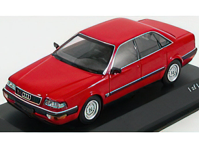 AUDI - V8 4-DOOR 1988 - TORNADO RED /Minichamps 1/43 ミニカー
