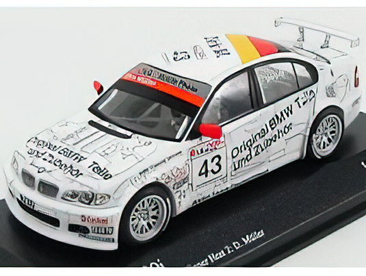 BMW - 3-SERIES 320i TEAM BMW SCHNITZER N 43 WINNER RACE 2 ETcc BARCELONA 2003 D.MUELLER - WHITE /Minichamps 1/43 ミニカー