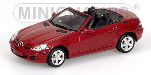 MERCEDES BENZメルセデスベンツ | SLK-CLASS SPIDER 2004 - CON MECCANISMI | RED MET /Minichampsミニチャンプス 1/43 ミニカー