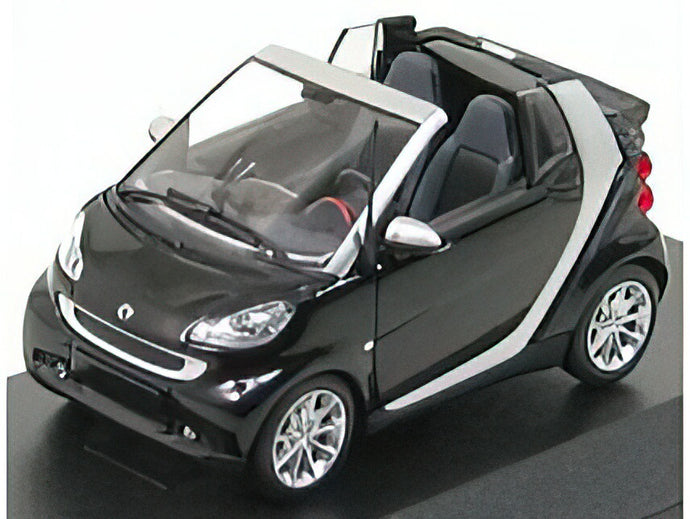 SMART - FORTWO CABRIOLET 2007 - BLACK /Minichamps 1/43 ミニカー
