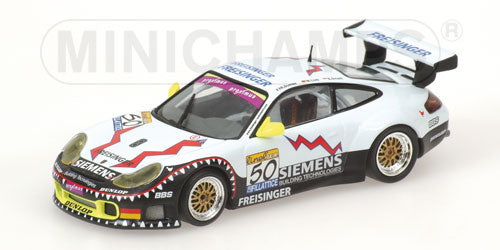 PORSCHEポルシェ | 911 996 GT3RS N 50 WINNER 24h SPA 2003 ORTELLI - LIEB - DUMAS | WHITE BLACK /Minichampsミニチャンプス 1/43 ミニカー
