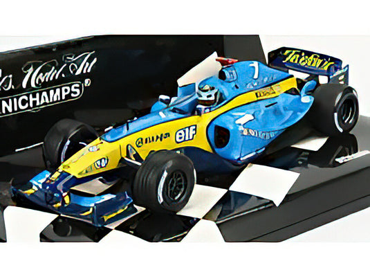 RENAULT - F1 R24 TEAM MILD SEVEN N 7 SEASON 2004 JARNO TRULLI - LIGHT BLUE YELLOW /Minichamps 1/43 ミニカー