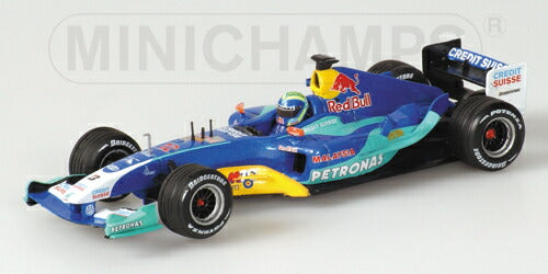 SAUBER | F1  PETRONAS C23 N 12 2004 FELIPE MASSA | BLUE MET /Minichampsミニチャンプス 1/43 ミニカー