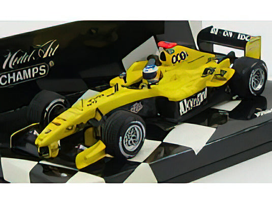 JORDAN - F1 FORD EJ14 N 18 RACE VERSION 2004 N.HEIDFELD - YELLOW BLACK /Minichamps 1/43 ミニカー