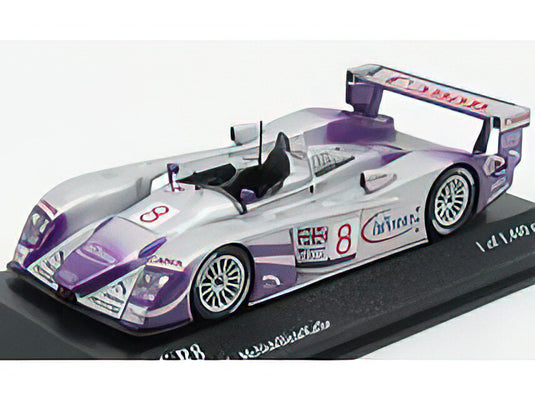AUDI - R8 N 8 24h LE MANS 2004 McNISH - BIELA - KAFFER - SILVER VIOLET /Minichamps 1/43 ミニカー