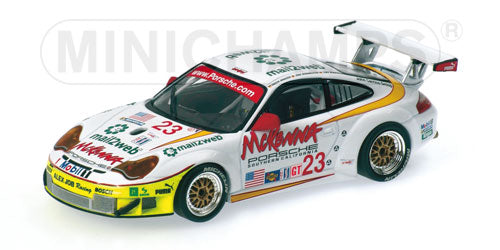 PORSCHEポルシェ | 911 997 GT3RS N 23 WINNER CLASS 12h SEBRING 2004 BERNHARD - BERGMEISTER - MAASSEN | WHITE YELLOW /Minichampsミニチャンプス 1/43 ミニカー