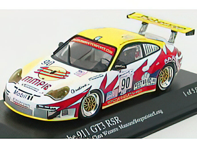PORSCHE - 911 GT3RSR N 90 24h LE MANS 2004 MAASEN - BERGMEISTER - YELLOW RED WHITE /Minichamps 1/43 ミニカー