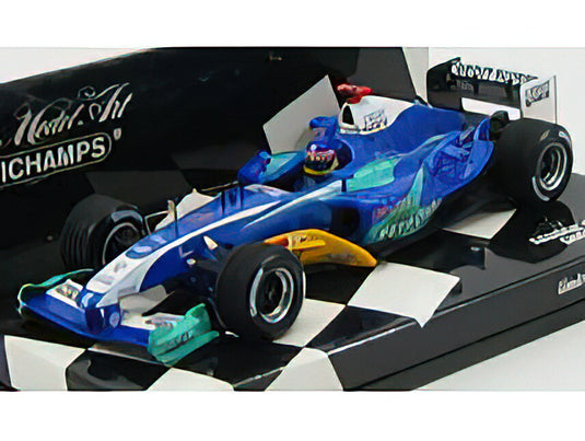 SAUBER - F1 PETRONAS C24 N 11 SHOWCAR 2005 J.VILLENEUVE - BLUE YELLOW /Minichamps 1/43 ミニカー