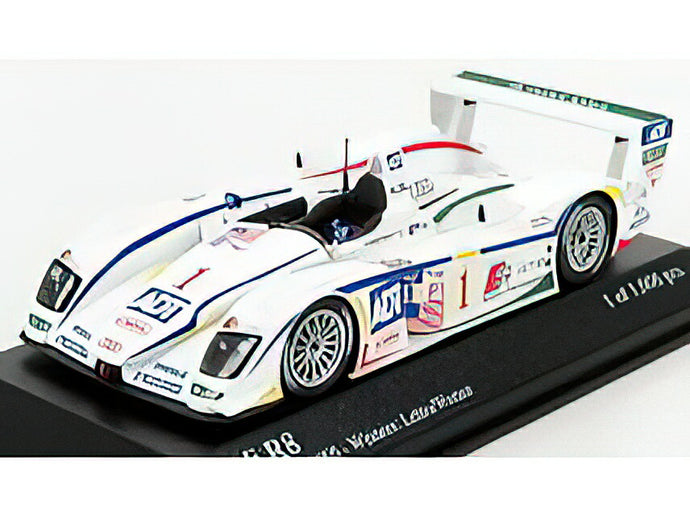 AUDI - R8 N 1 WINNER ALMS ATLANTA 2005 LEHTO - WERNER - WHITE /Minichamps 1/43 ミニカー