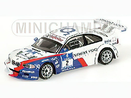 BMW - 3-SERIES M3 GTR N 1 24h ADAC NURBURGRING 2005 LAMY - MULLER - MULLER - STUCK - WHITE BLUE /Minichamps 1/43 ミニカー