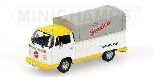 VOLKSWAGEN | T2 PICK-UP VAN SINALCO 1962 | WHITE YELLOW /Minichampsミニチャンプス 1/43 ミニカー
