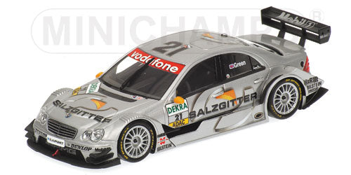 MERCEDES BENZメルセデスベンツ | C-CLASS TEAM PERSSON N 21 SEASON DTM 2005 J.GREEN | SILVER /Minichampsミニチャンプス 1/43 ミニカー