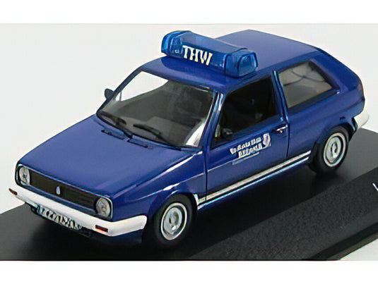 VOLKSWAGEN - GOLF II-SERIES THW 2-DOOR 1983 - BLUE /Minichamps 1/43 ミニカー