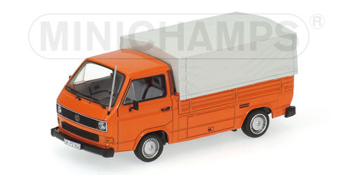 VOLKSWAGEN | T3 VAN PICK-UP 1983 | ORANGE /Minichampsミニチャンプス 1/43 ミニカー
