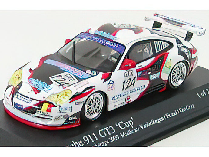 PORSCHE - 911 GT3 N 124 WINNER CLASS SPA 2005 BELLINGEN FUMALD - WHITE BLACK /Minichamps 1/43 ミニカー