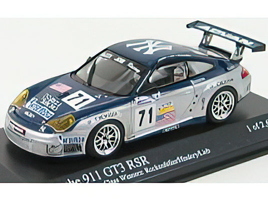 PORSCHE - 911 GT3RSR N 71 WINNER CLASS GT2 24h LE MANS 2005 HINDERY ROCKENFELLER LIEB - BLACK SILVER /Minichamps 1/43 ミニカー