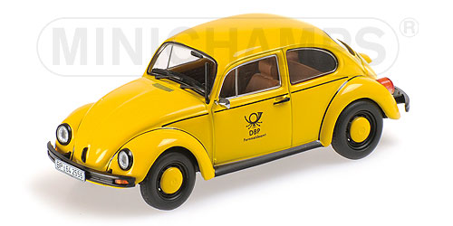 VOLKSWAGEN | BEETLE 1200 DEUTSCHE BUNDESPOST 1983 | YELLOW /Minichampsミニチャンプス 1/43 ミニカー