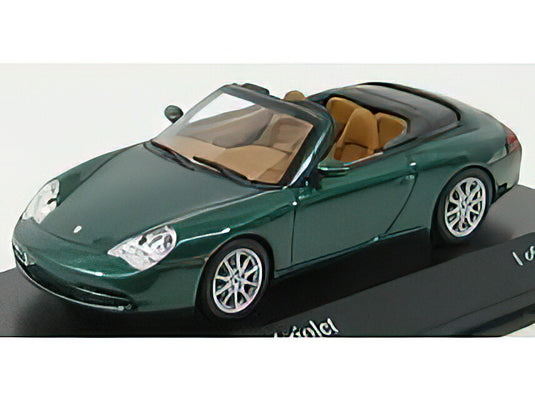 PORSCHE - 911 996 CABRIOLET 2001 - GREEN MET /Minichamps 1/43 ミニカー