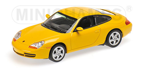 PORSCHEポルシェ | 911 996 COUPE 1998 | YELLOW /Minichampsミニチャンプス 1/43 ミニカー